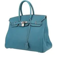 Сумка Hermès Birkin 35 см из синей кожи тогого