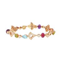 Браслет Bulgari Diva's Dream из розового золота с бриллиантами и цветными камнями