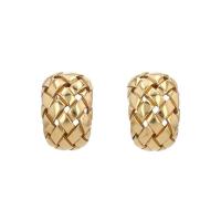 Пара серег Van Cleef & Arpels из желтого золота