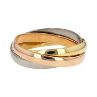 Браслет Cartier Trinity, большая модель, 3 золота
