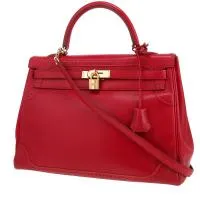 Сумка Hermès Kelly Ghillies из малиново-розовой коробчатой кожи