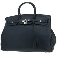 Сумка Hermès Birkin 40 см из синей кожи тогого