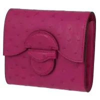 Кошелек Hermès 1938 цвета розового страуса