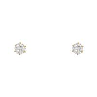 Пара серег Cartier из желтого золота с бриллиантами (2,02 карата)