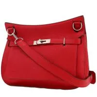 Сумка через плечо Hermès Jypsiere 28 см из красной кожи тогого