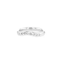 Кольцо Tiffany & Co Elsa Peretti из платины с бриллиантами