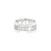 Кольцо Tiffany & Co Atlas из белого золота с бриллиантами