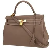Сумка Hermès Kelly 32 см из кожи тотупа