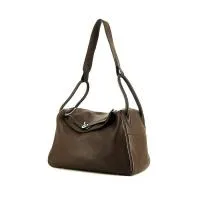 Сумка Hermès Lindy из коричневой кожи тогого