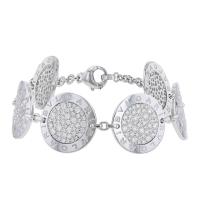 Браслет Bulgari Bulgari Bulgari из белого золота с бриллиантами