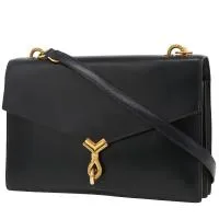 Сумка Hermès Cordeau из темно-синей кожи
