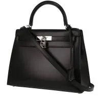 Сумка Hermès Kelly 28 см из черной кожи