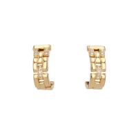 Пара серег-кольц Cartier Maillon Panthère из желтого золота с бриллиантами