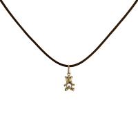 Подвеска Chopard Happy Diamonds из желтого золота, бриллиантами и цветными камнями