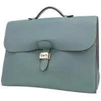 Портфель Hermès Дорожная сумка из кожи тогого Blue Lin