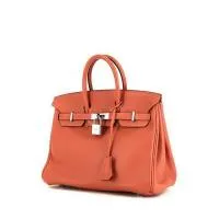 Сумка Hermès Birkin 25 см из кожи Swift чайно-розового цвета