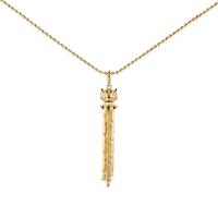 Колье Cartier Panthère из желтого золота с бриллиантами, ониксом и цаворитами