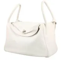 Сумка Hermès Lindy 34 см из кожи тогого белого цвета