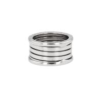 Кольцо Bulgari B.Zero1, большая модель, из белого золота