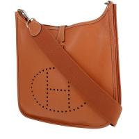 Сумка через плечо Hermès Evelyne из золотистой кожи эпсома