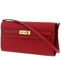 Сумка/клатч Hermès Kelly To Go из красной кожи эпсома