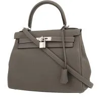 Сумка Hermès Kelly 28 см из кожи тогого Meyer Grey