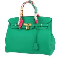 Сумочка Hermès Birkin 35 см из кожи того мятного цвета