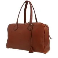 Сумочка Hermès Victoria из коричневой кожи тогого