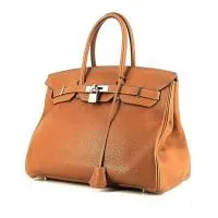 Сумка Hermès Birkin 35 см из кожи тогого золотого цвета