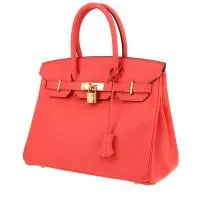 Сумка Hermès Birkin 30 см из розовой кожи Epsom Jaipur