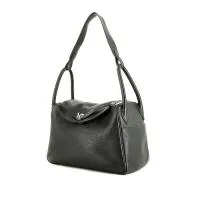 Сумка Hermès Lindy из темно-синей кожи тогого