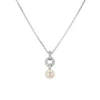 Подвеска Cartier Himalia из белого золота с бриллиантами и культивированным жемчугом