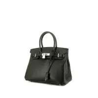 Сумка Hermès Birkin 30 см из черной кожи эпсома