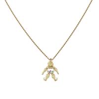 Колье Chopard Happy Diamonds из желтого золота с бриллиантами и рубинами