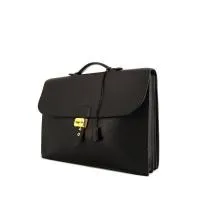 Портфель Hermès Bag à sendes из черной кожи Ardenne
