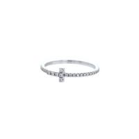 Обручальное кольцо Tiffany & Co Wire из белого золота с бриллиантами