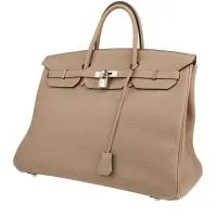Сумка Hermès Birkin 40 см из кожи тогого серо-голубого цвета