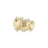 Кольцо Van Cleef & Arpels из желтого золота с бриллиантами