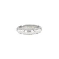 Классическое обручальное кольцо Millegrains Tiffany & Co из платины