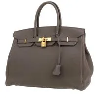 Сумка Hermès Birkin 35 см из серой кожи тогого