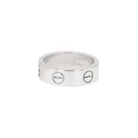 Кольцо Cartier Love из белого золота, размер 50