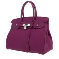 Сумка Hermès Birkin 30 см из фиолетовой кожи Anemone