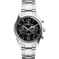 Bell & Ross BR 126 Officer Black Chronograph