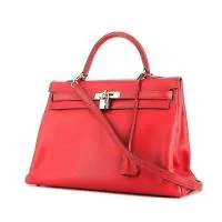 Сумка Hermès Kelly 35 см из красной кожи эпсома