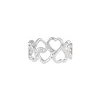 Кольцо Tiffany & Co Hearts из белого золота с бриллиантами
