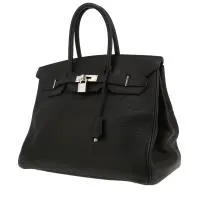 Сумка Hermès Birkin 35 см из черной кожи тогого