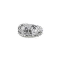 Кольцо Cartier Sauvage из белого золота с белыми и черными бриллиантами