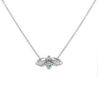 Колье Tiffany & Co Paper Flowers из платины, бриллиантов и аквамарина