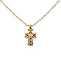 Подвеска Chopard из желтого золота с бриллиантами и сапфирами