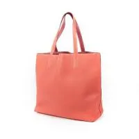 Сумка-шоппер Hermès Double Sens из двухцветной рубиново-розовой кожи тогого и бугенвилии
